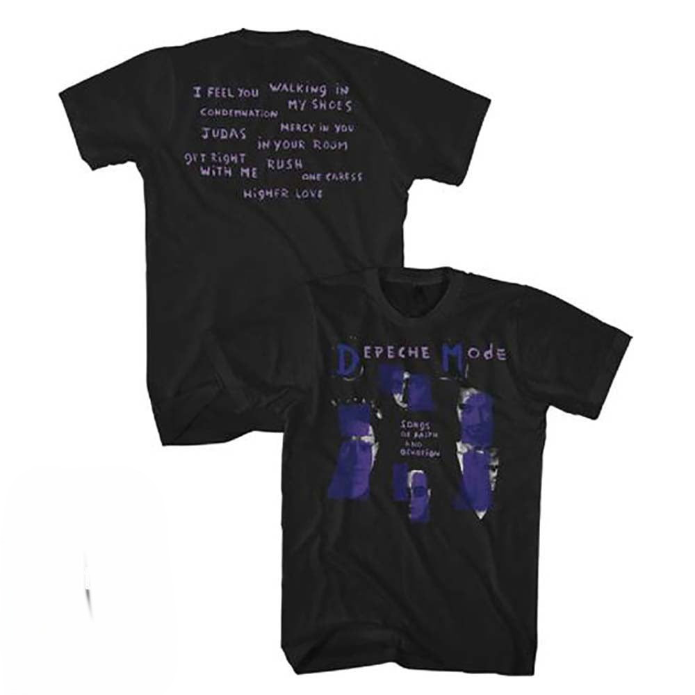 Depeche Mode Songs Of Faith And Devotion T-Shirt 2 Sided